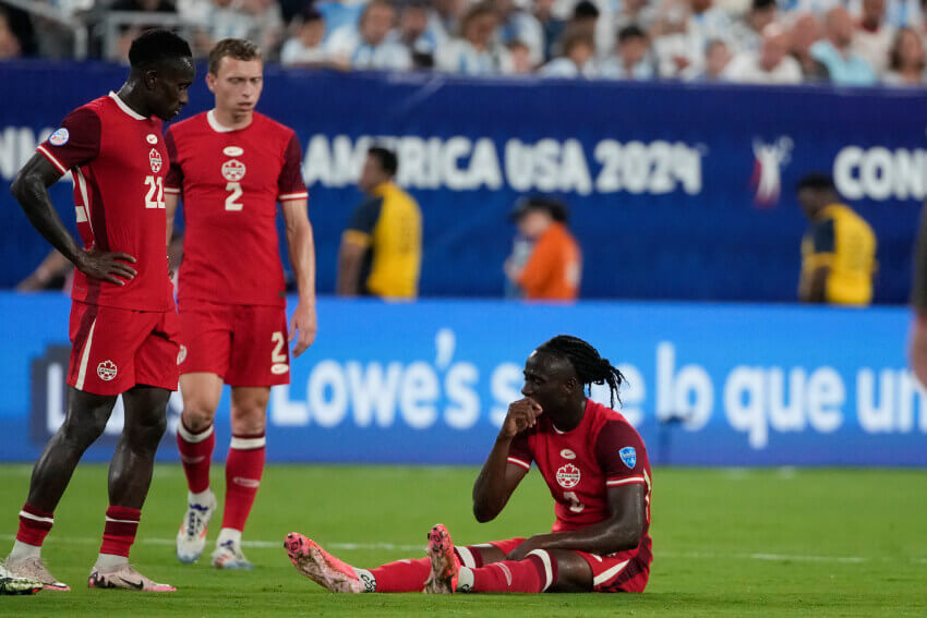 Jogadores do Canad na Copa Amrica 2024