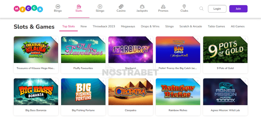 Mecca bingo casino games