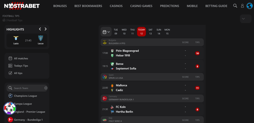 nostrabet football predictions