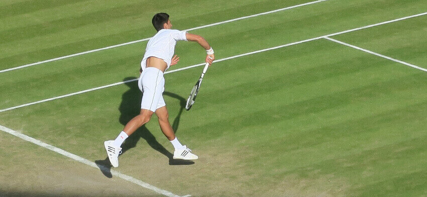 novak djokovic at wimbledon