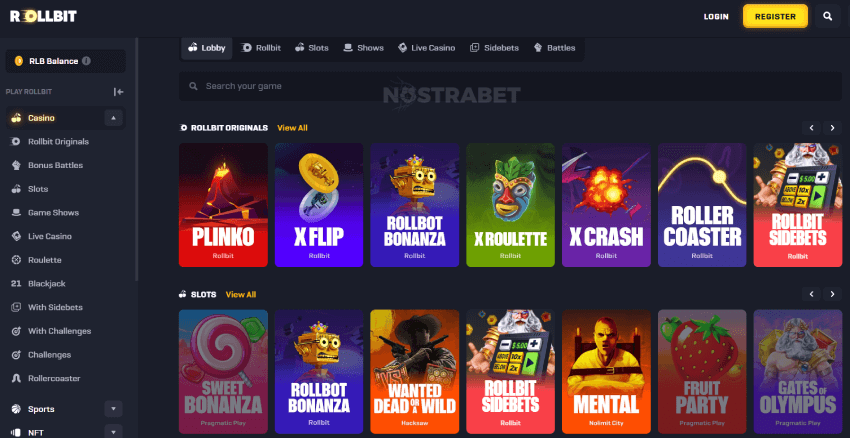 Rollbit Casino Games