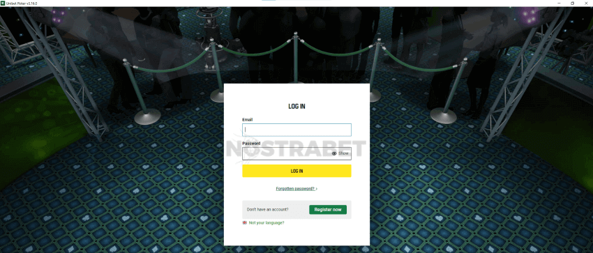 unibet poker software login